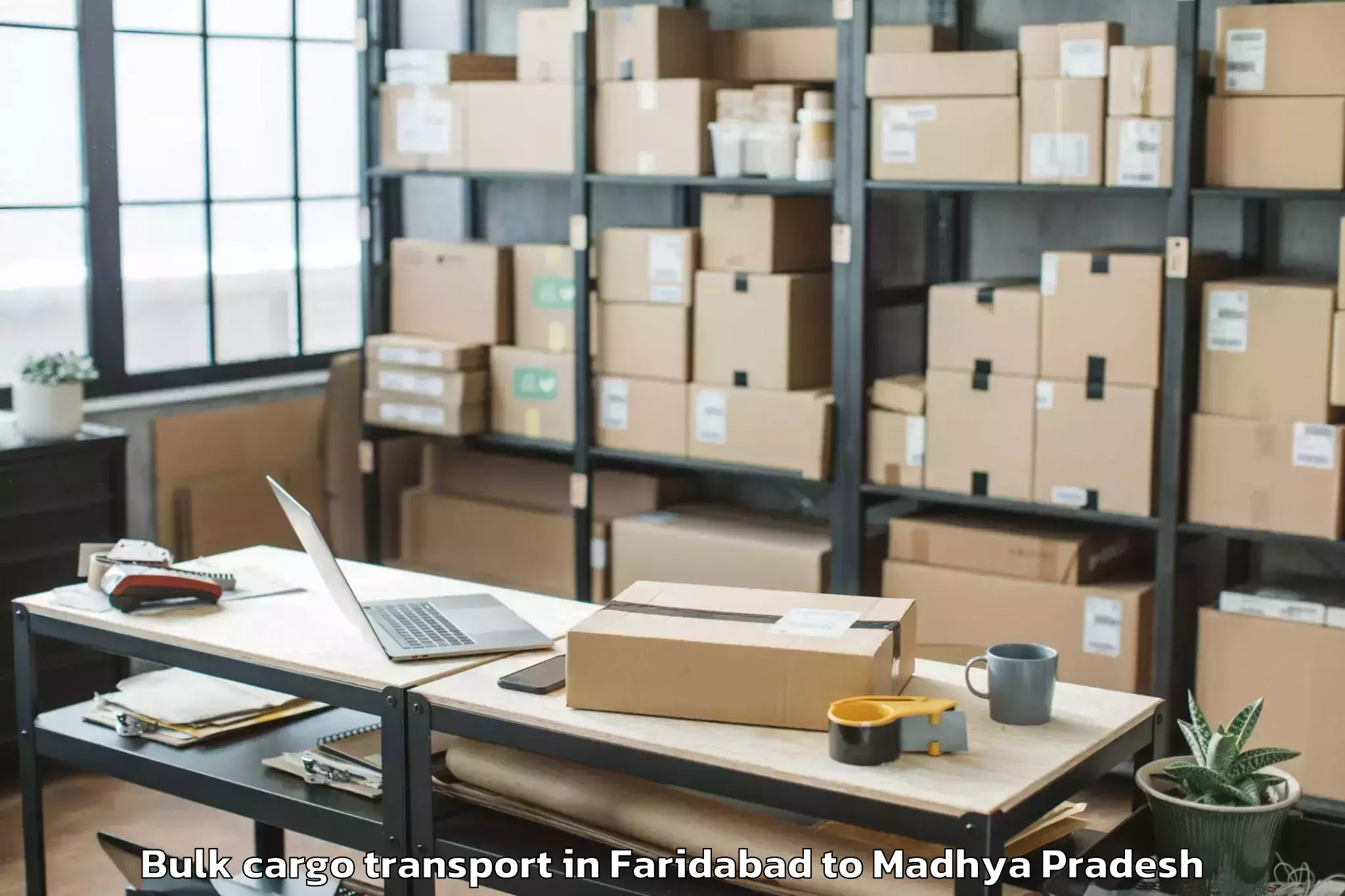 Hassle-Free Faridabad to Ashoknagar Bulk Cargo Transport